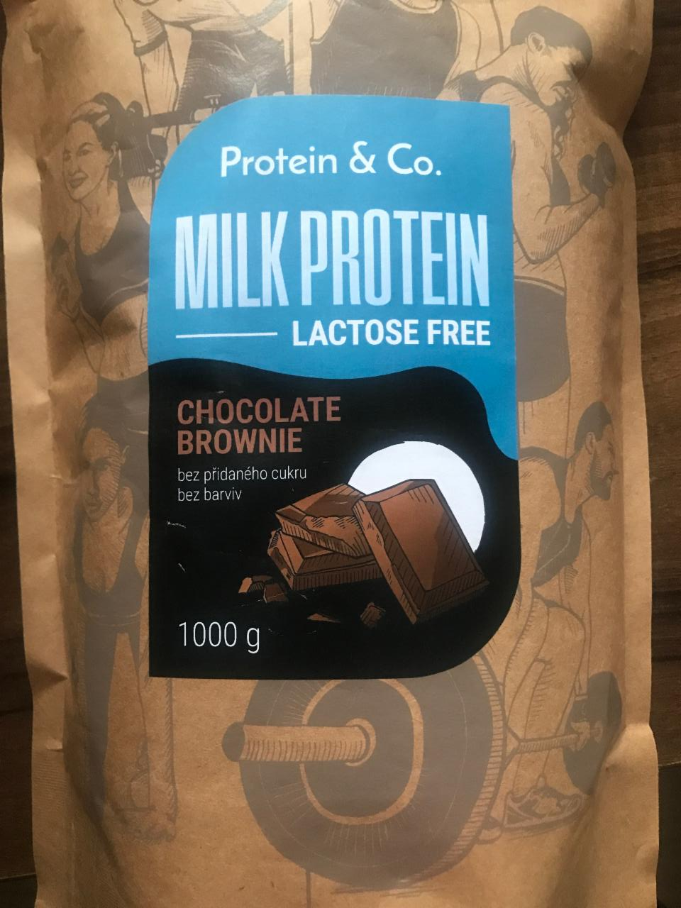 Fotografie - Milk Protein Lactose Free Chocolate Brownie Protein & Co.