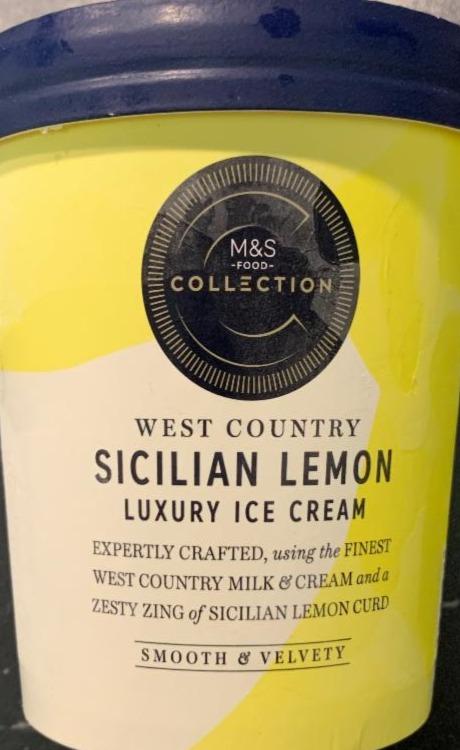 Fotografie - West Country Sicilian Lemon Luxury Ice Cream M&S Food