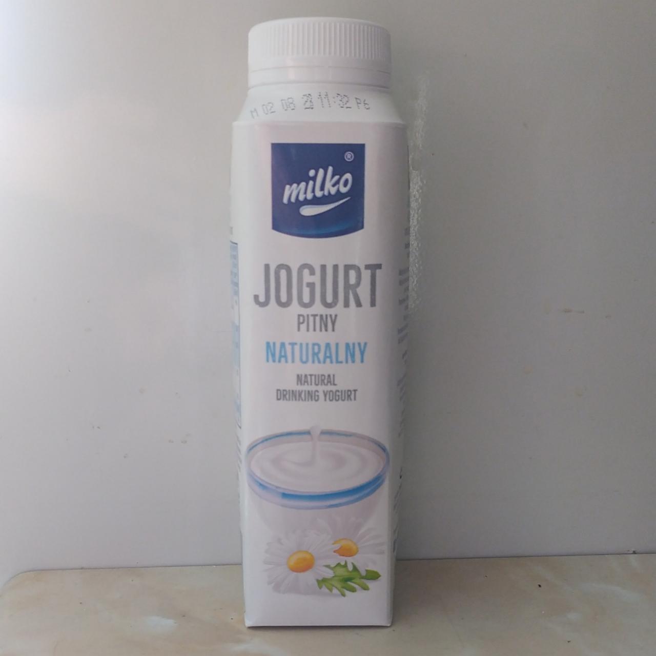 Fotografie - Jogurt pitny naturalny Milko
