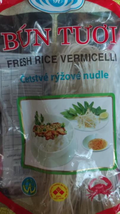 Fotografie - BÚN TUOI čerstvé rýžové nudle