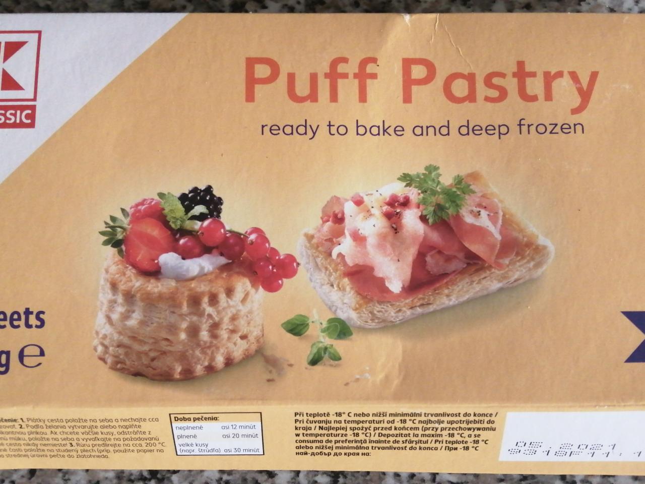 Fotografie - Puff Pastry listové těsto