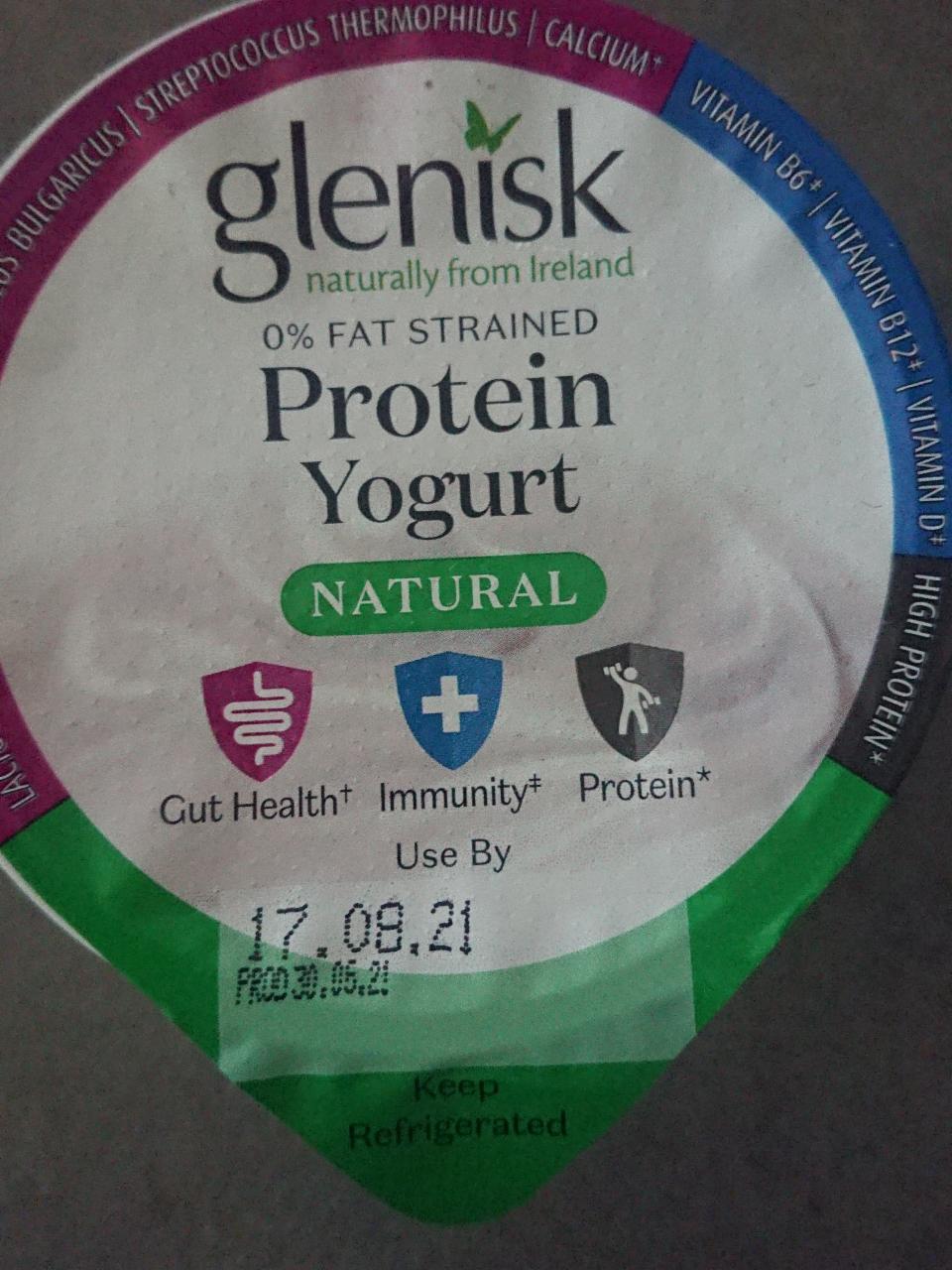 Fotografie - Glenisk protein yogurt natural 