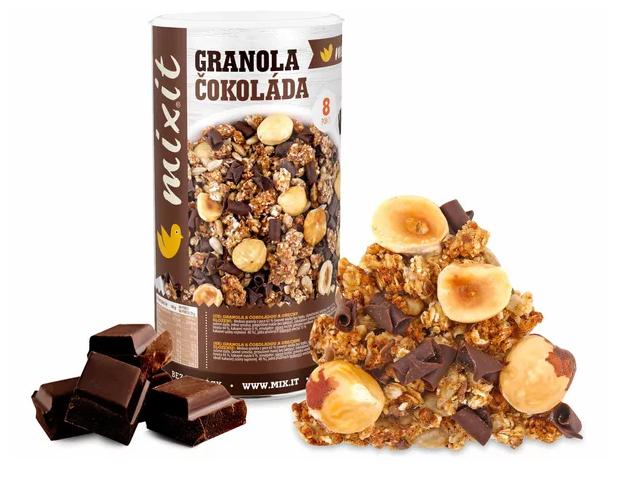 Fotografie - Granola z pece: Čokoláda a lískové ořechy Mixit