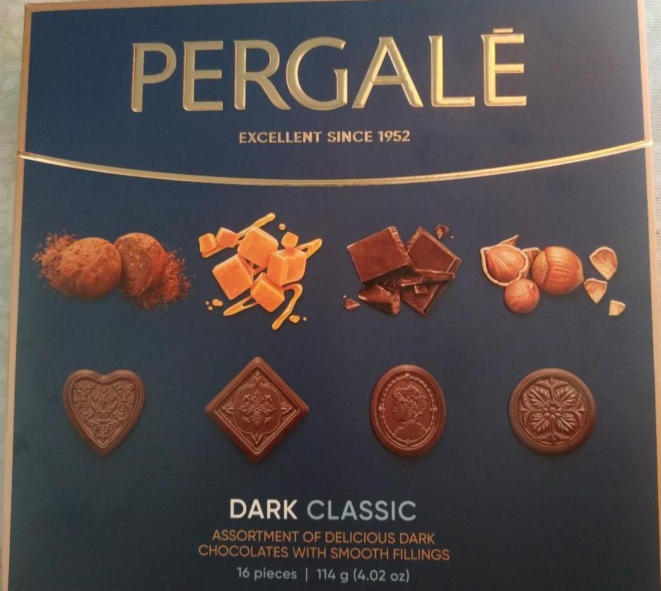 Fotografie - Dark chocolate classic collection Pergalé