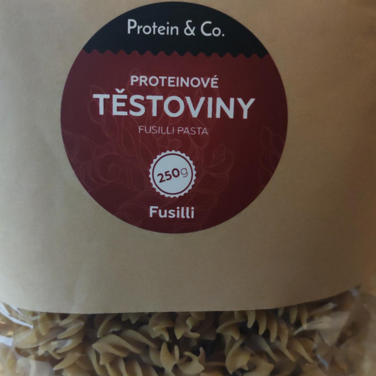 Fotografie - Proteinové těstoviny Fusilli pasta Protein & Co.