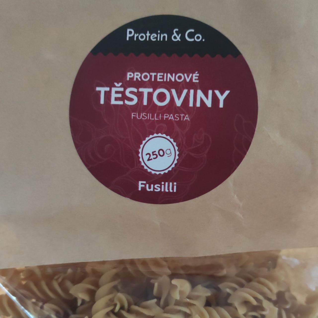 Fotografie - Proteinové těstoviny Fusilli pasta Protein & Co.