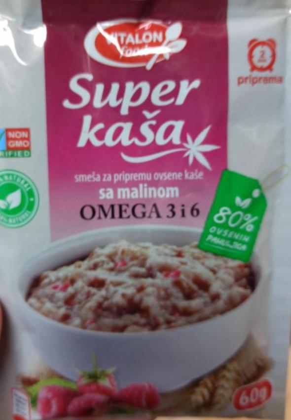 Fotografie - Super Kaša sa malinom (s malinami) Vitalon food