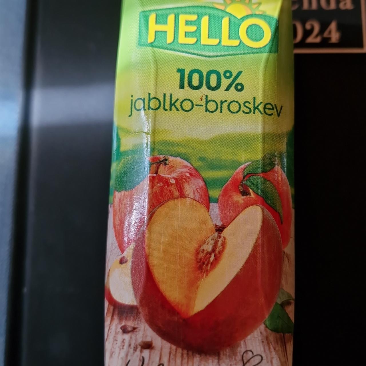 Fotografie - Hello 100% jablko-broskev