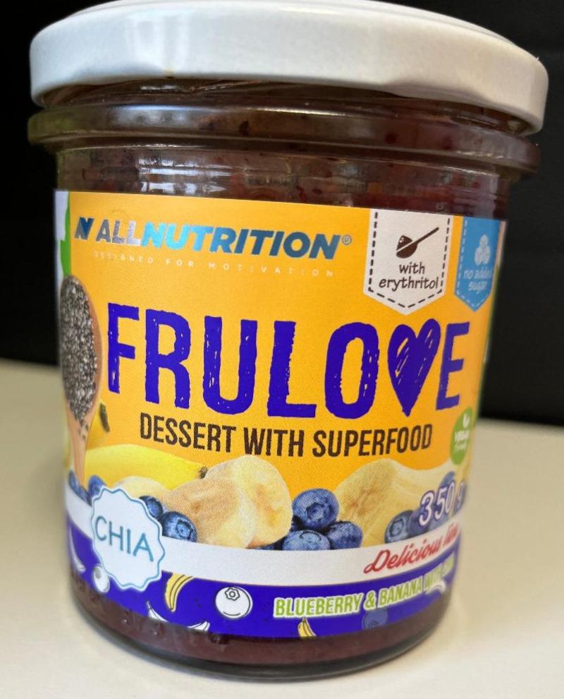Fotografie - Frulove blueberry & banana with chia Allnutrition