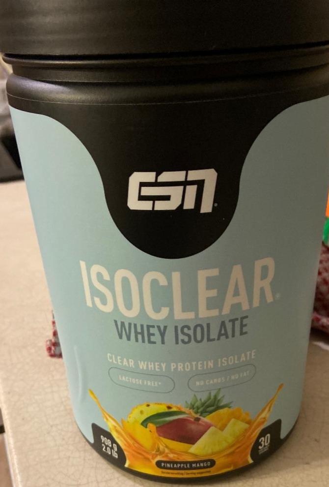 Fotografie - Isoclear Whey Isolate Protein Pineapple Mango ESN
