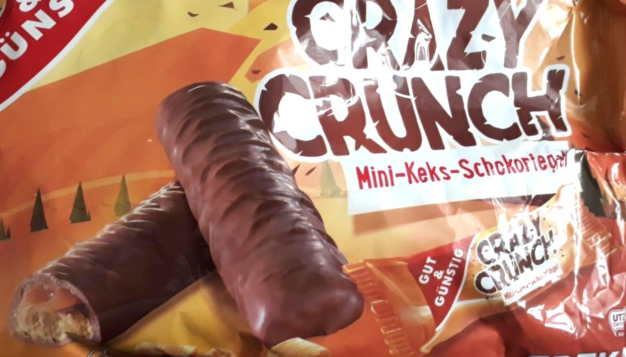 Fotografie - Crazy crunch mini-keks-schokoriegel Gut&Günstig