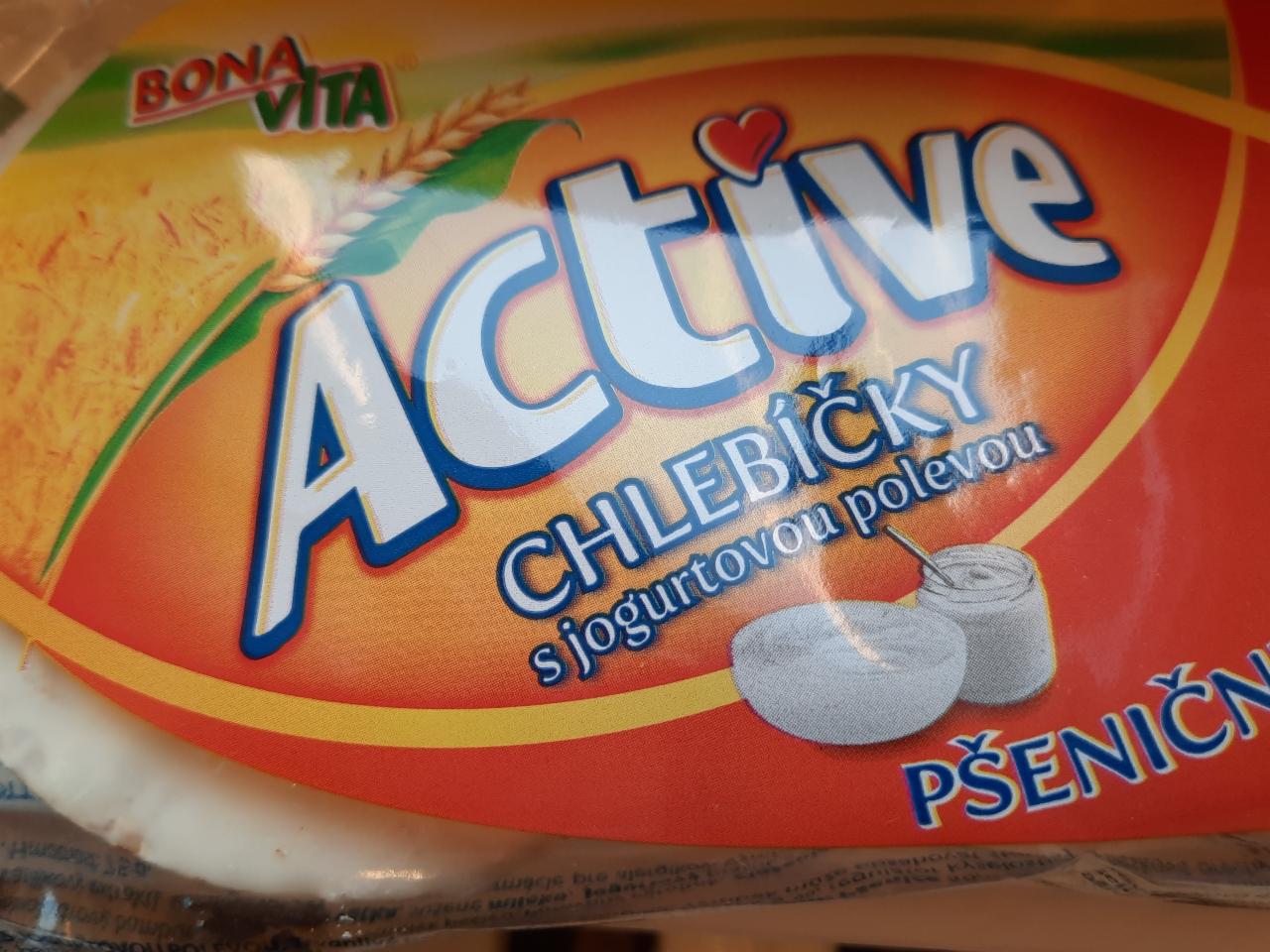Fotografie - Active chlebíčky s jogurtovou polevou pšeničné Bonavita