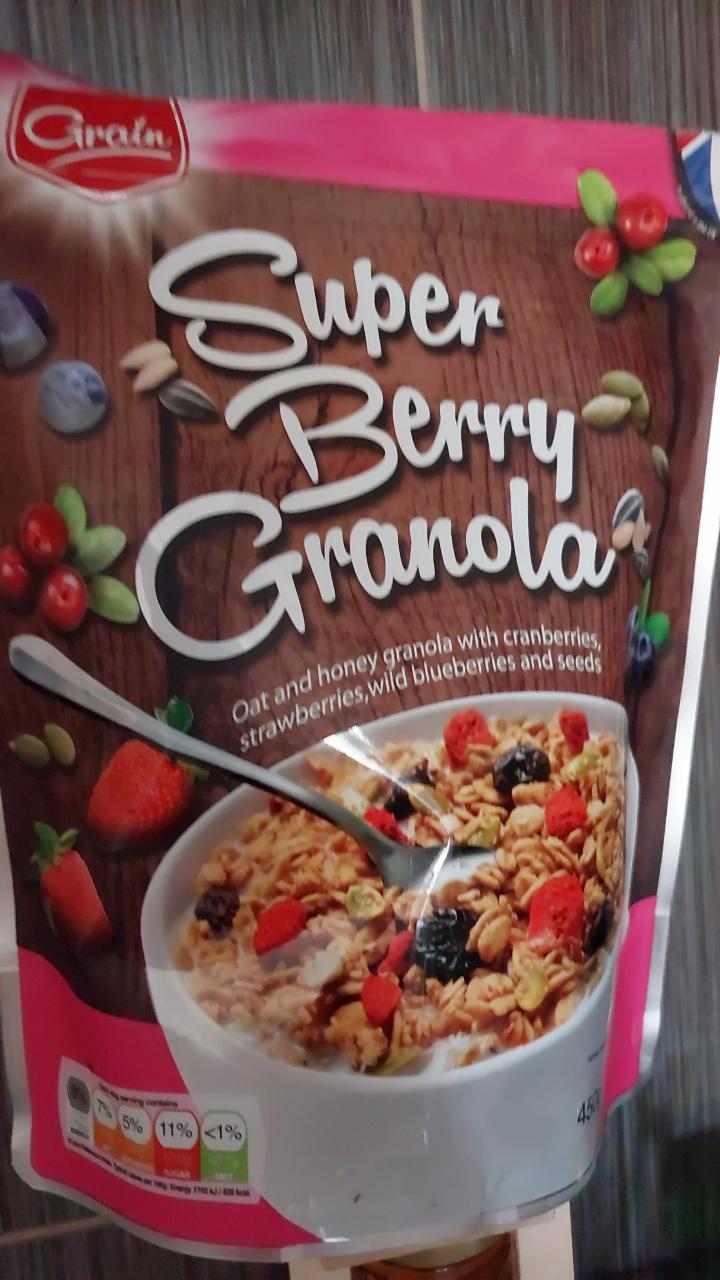 Fotografie - Super berry granola Grain