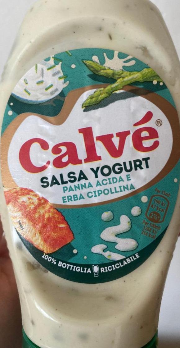 Fotografie - Salsa yogurt panna acida e erba cipollina Calvé
