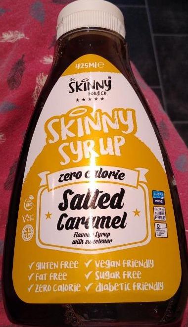 Fotografie - Skinny Syrup Zero Calorie Salted Caramel Skinny food
