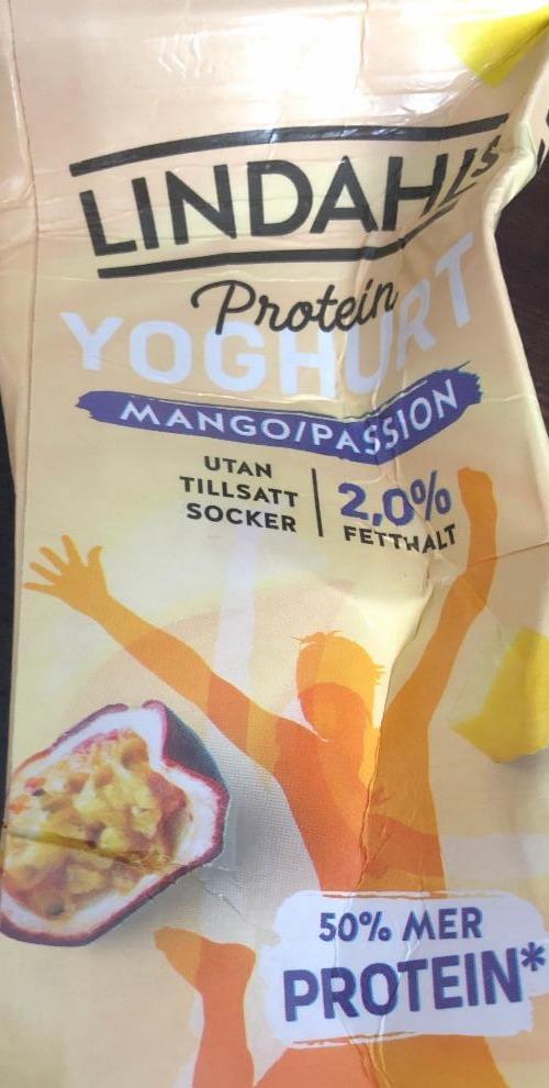 Fotografie - Protein yoghurt mango passion Lindahls