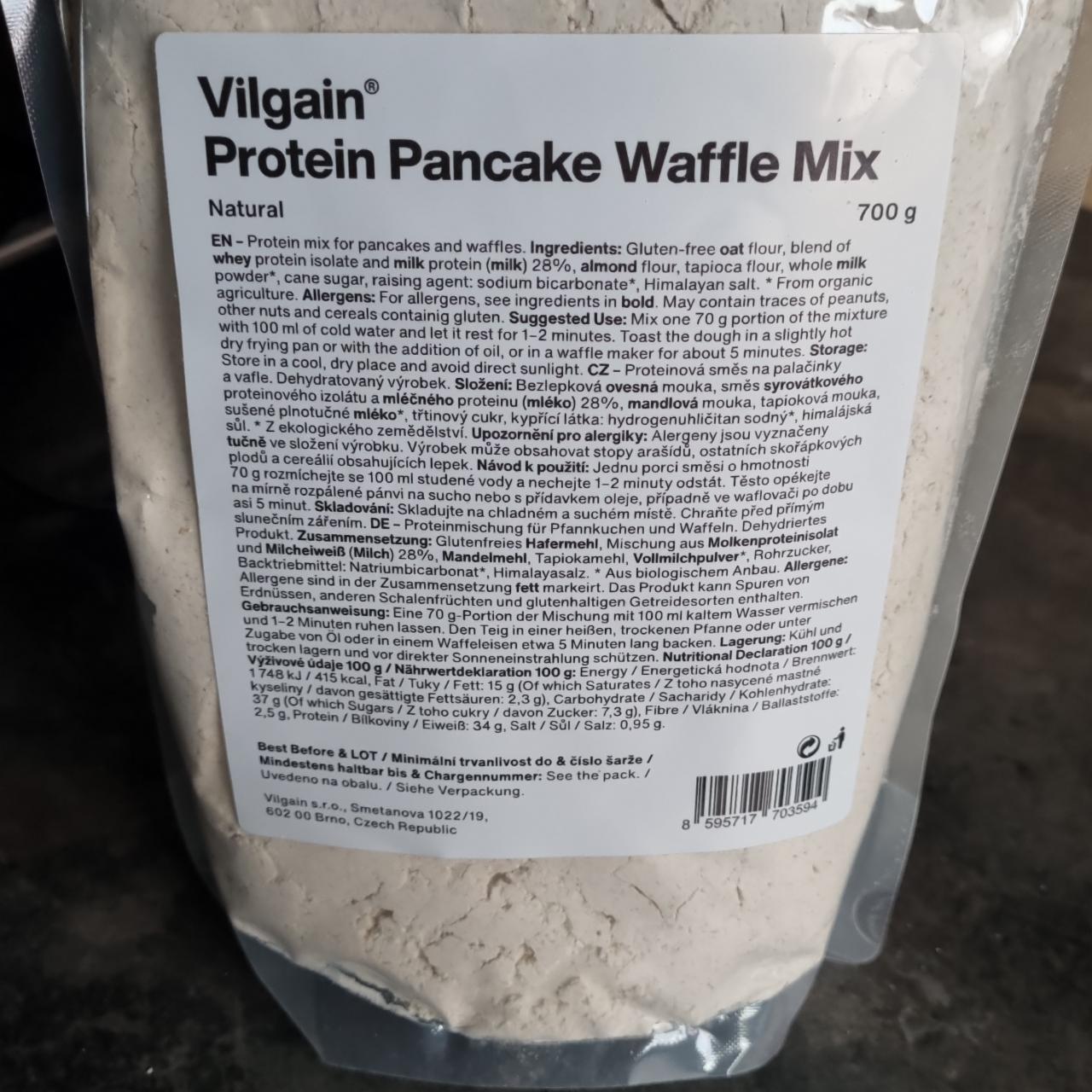 Fotografie - Protein Pancake Waffle Mix Natural Vilgain