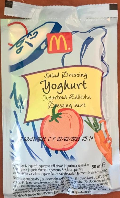 Fotografie - Salad Dressing Yoghurt McDonald's