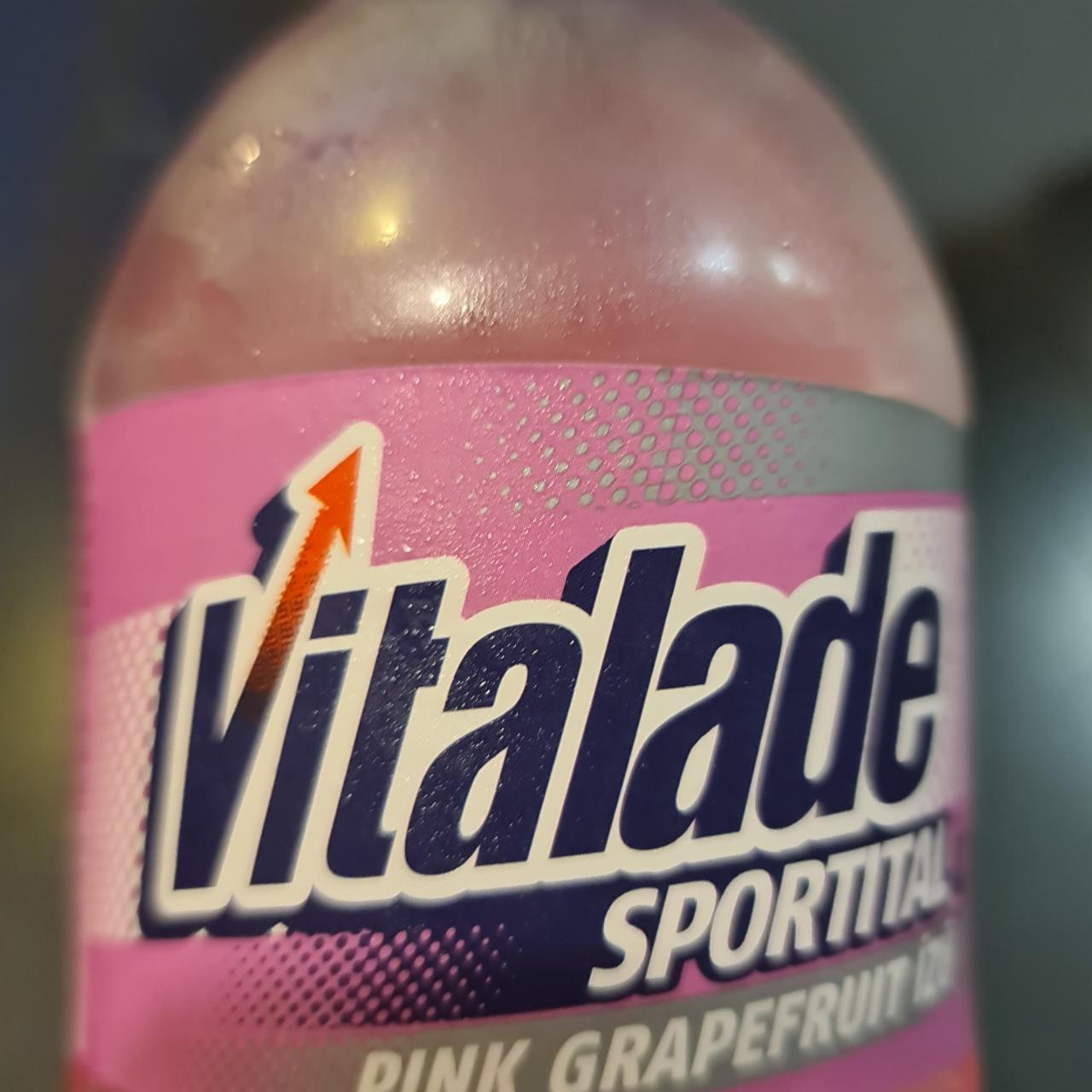 Fotografie - Vitalade Pink Grapefruit Flavored Sports Soft Drink with Sugar and Sweetener
