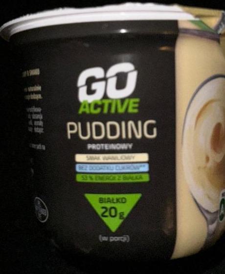 Fotografie - Pudding proteinowy smak waniliowy Go Active