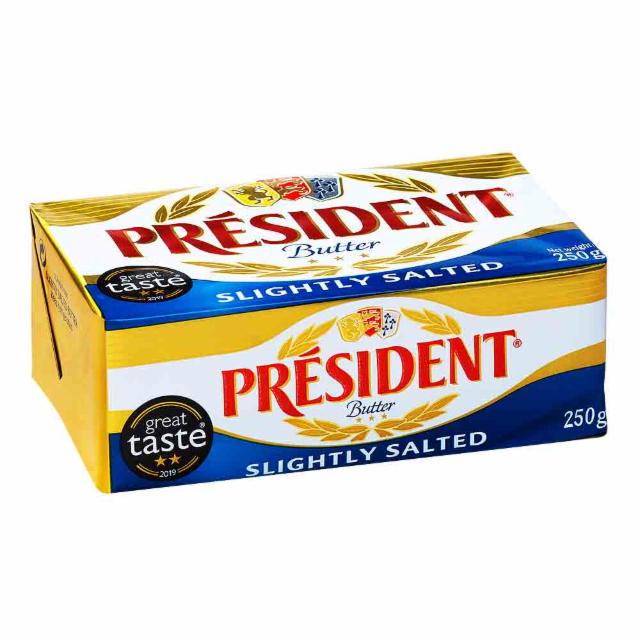 Fotografie - Butter slightly salted (máslo slané) President