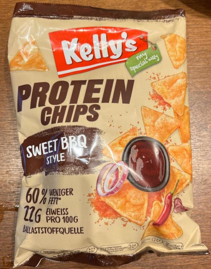 Fotografie - Protein Chips Sweet BBQ style Kelly's