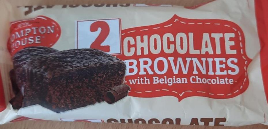 Fotografie - 2 chocolate brownies with belgian chocolate Brompton House