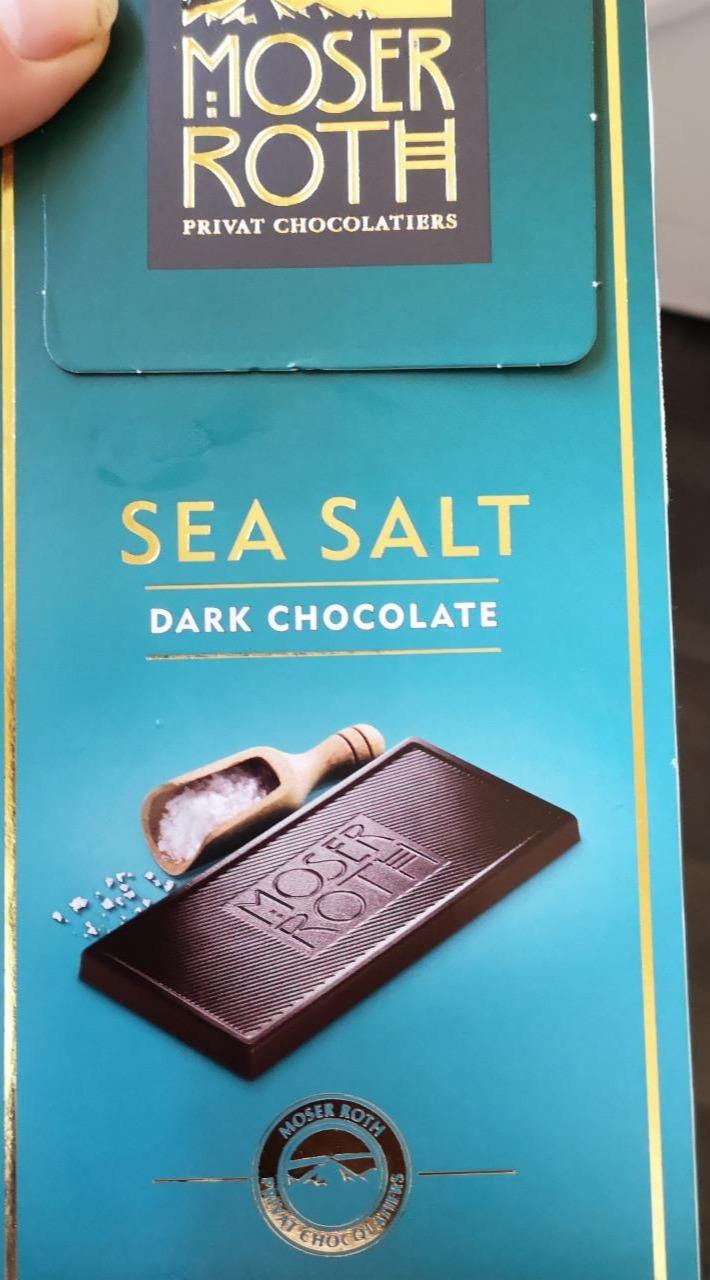 Fotografie - Sea Salt Dark Chocolate Moser Roth