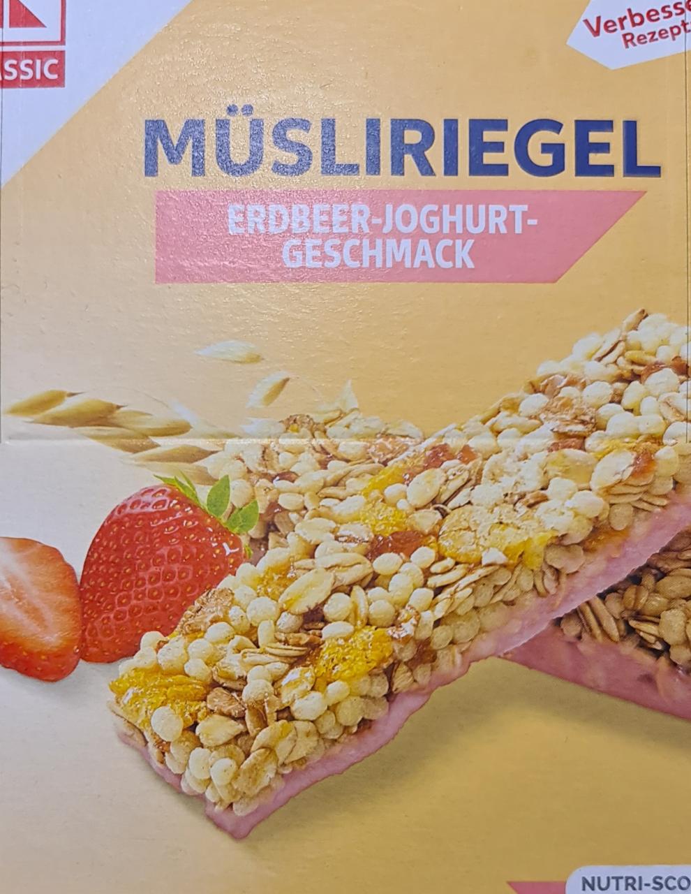 Fotografie - Müsliriegel erdbeer-joghurt-geschmack K-Classic