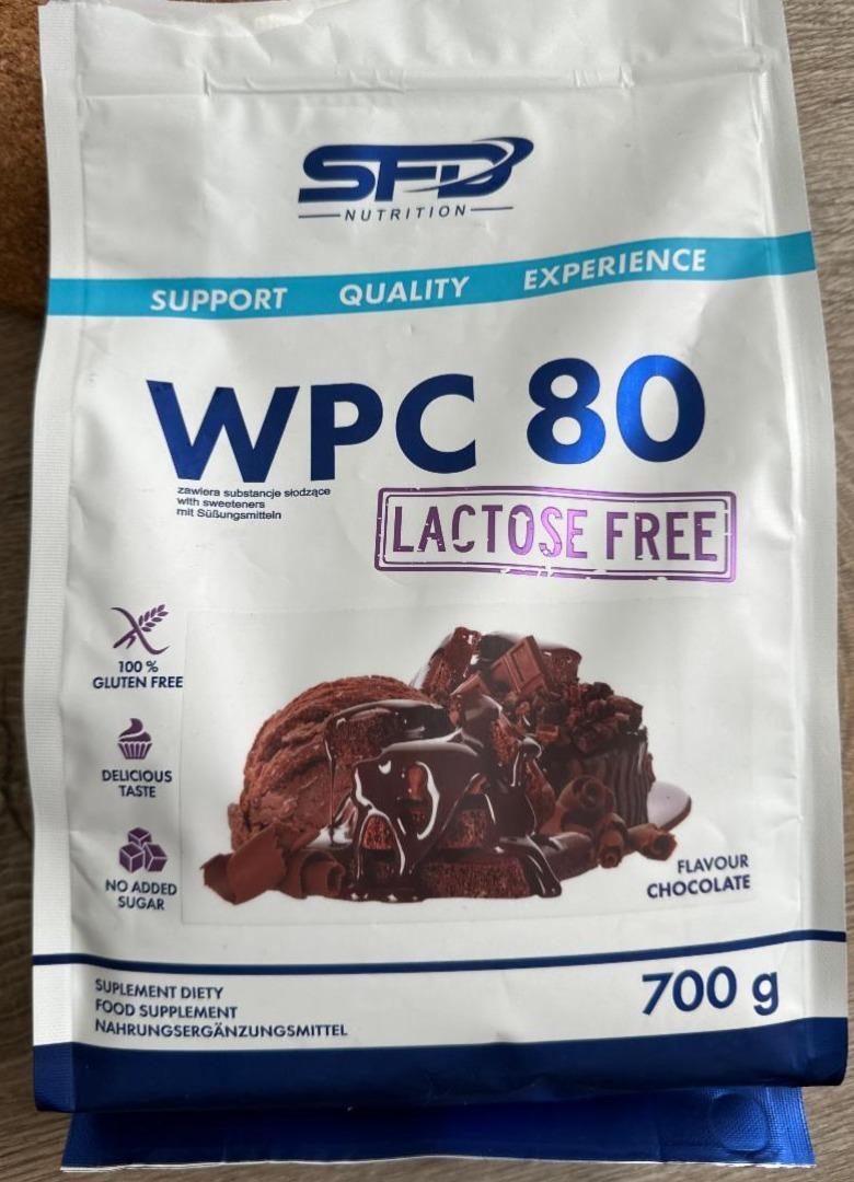 Fotografie - WPC 80 lactose free Chocolate SFD Nutrition