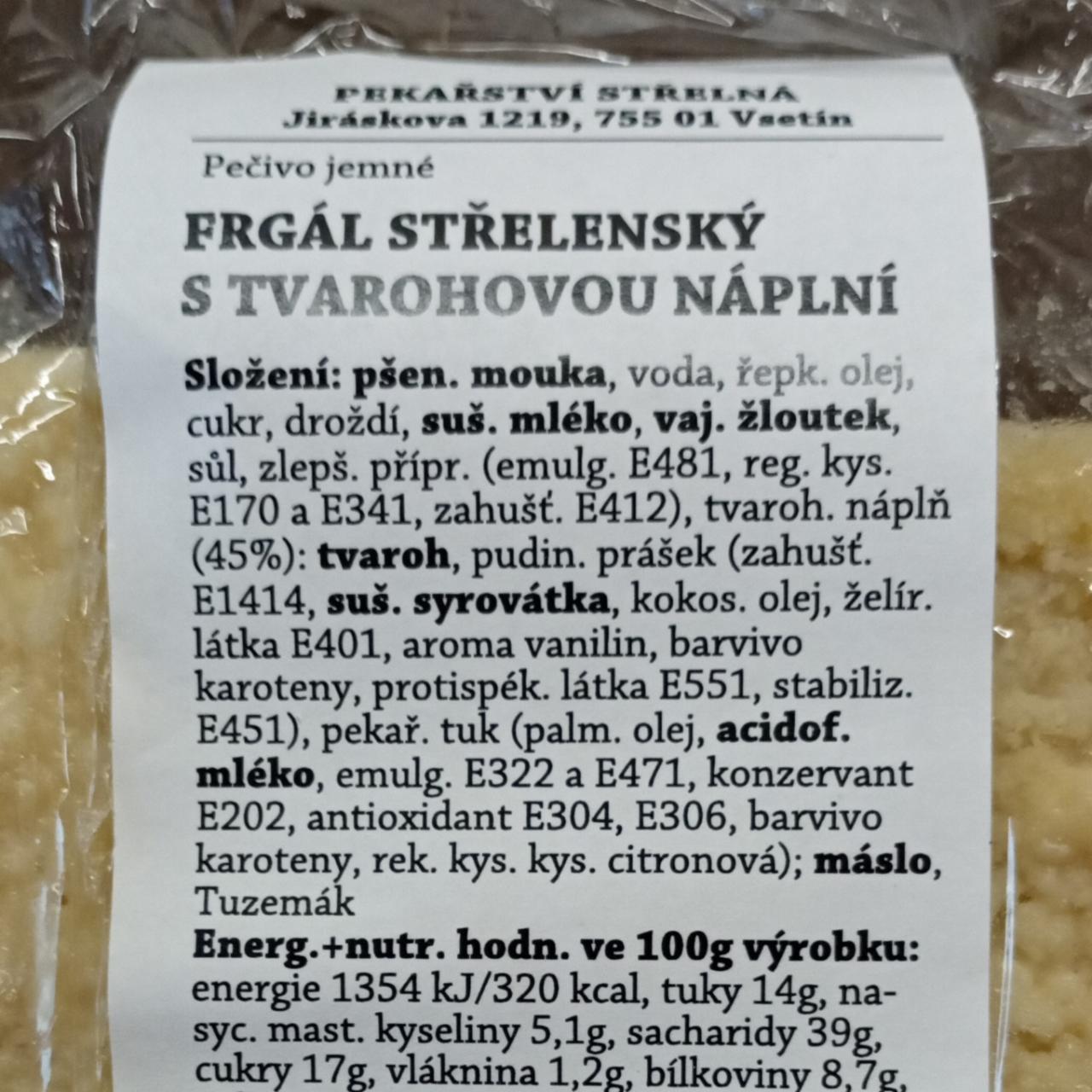 Fotografie - Frgál střelenský s tvarohovou náplní pekařství Střelná