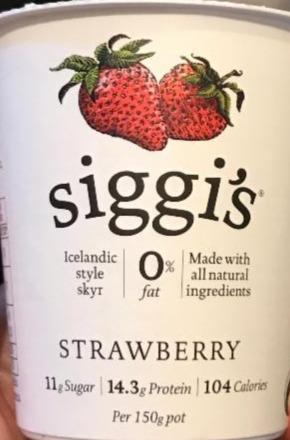 Fotografie - Icelandic style skyr 0% fattrawberry Siggi's