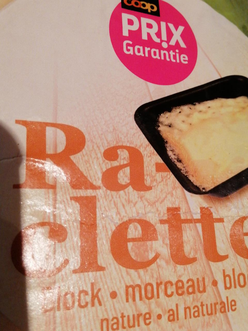 Fotografie - Raclette coop prix Garantie Suisse seiss