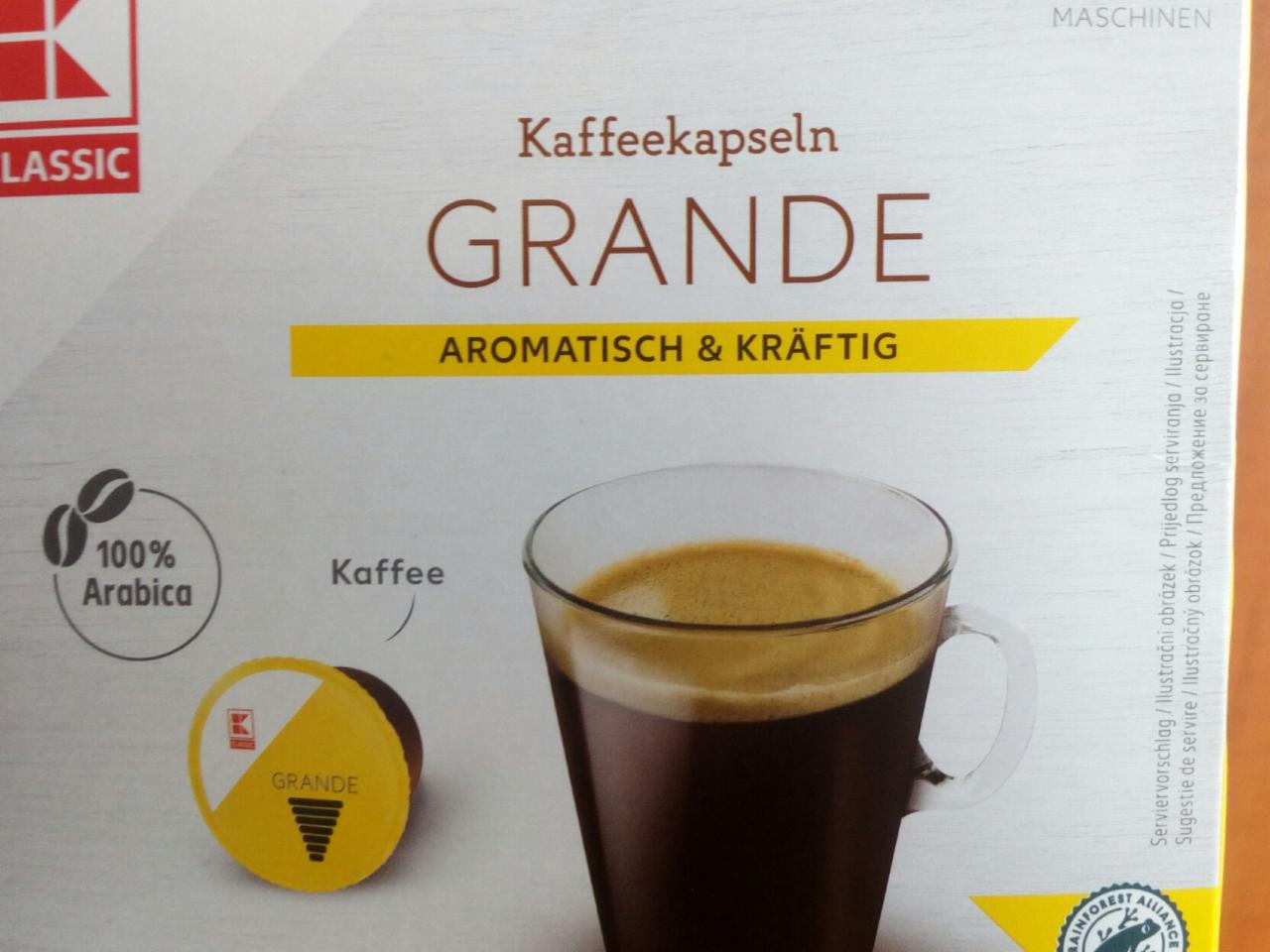 Fotografie - Kaffeekapseln Grande K-Classic