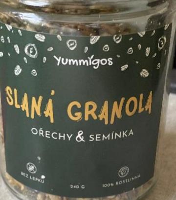 Fotografie - Slaná granola Ořechy & semínka Yummigos