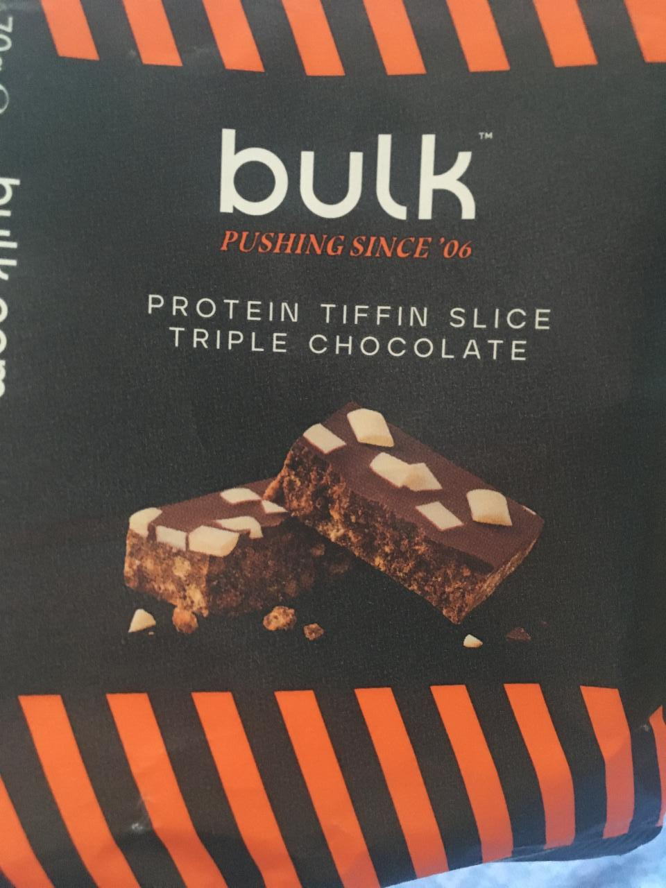 Fotografie - Bulk Protein Tiffin Slice Triple Chocolate 