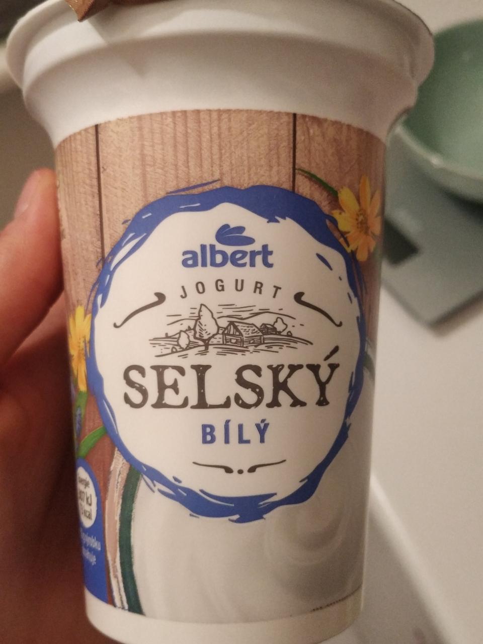 Fotografie - jogurt selský bílý Albert