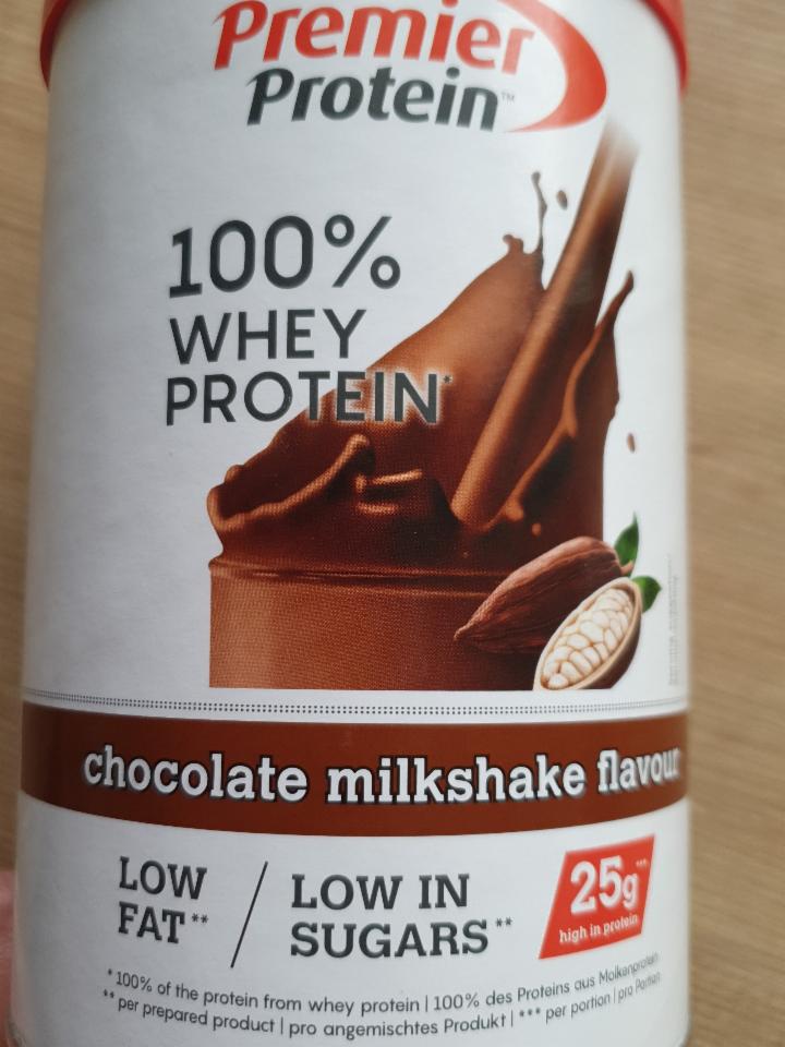Fotografie - Protein 100% whey chocolate flavour Premier Protein
