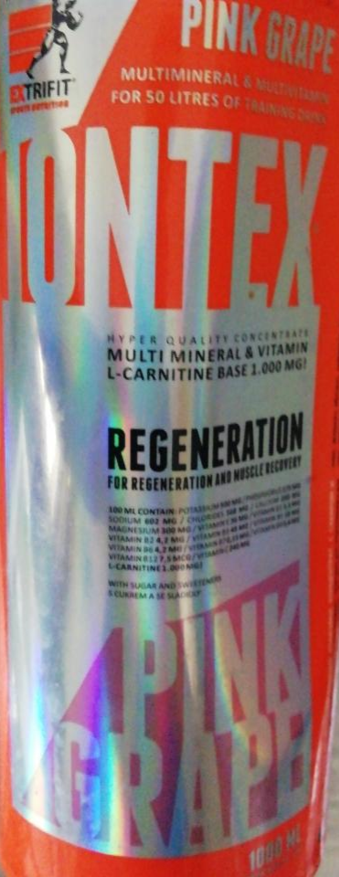 Fotografie - Iontex Regeneration pink grape Extrifit