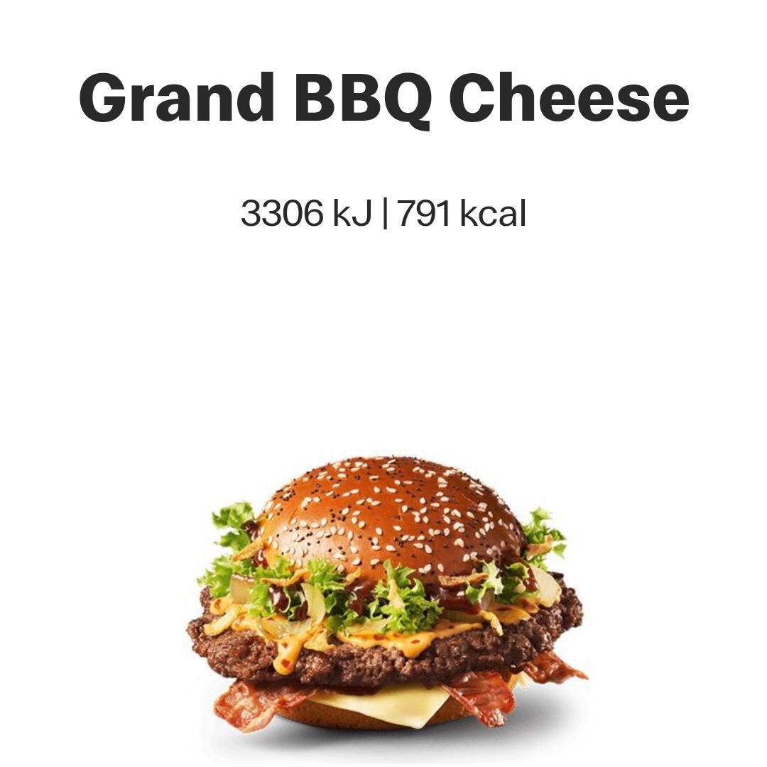 Fotografie - Grand BBQ Cheese McDonald's