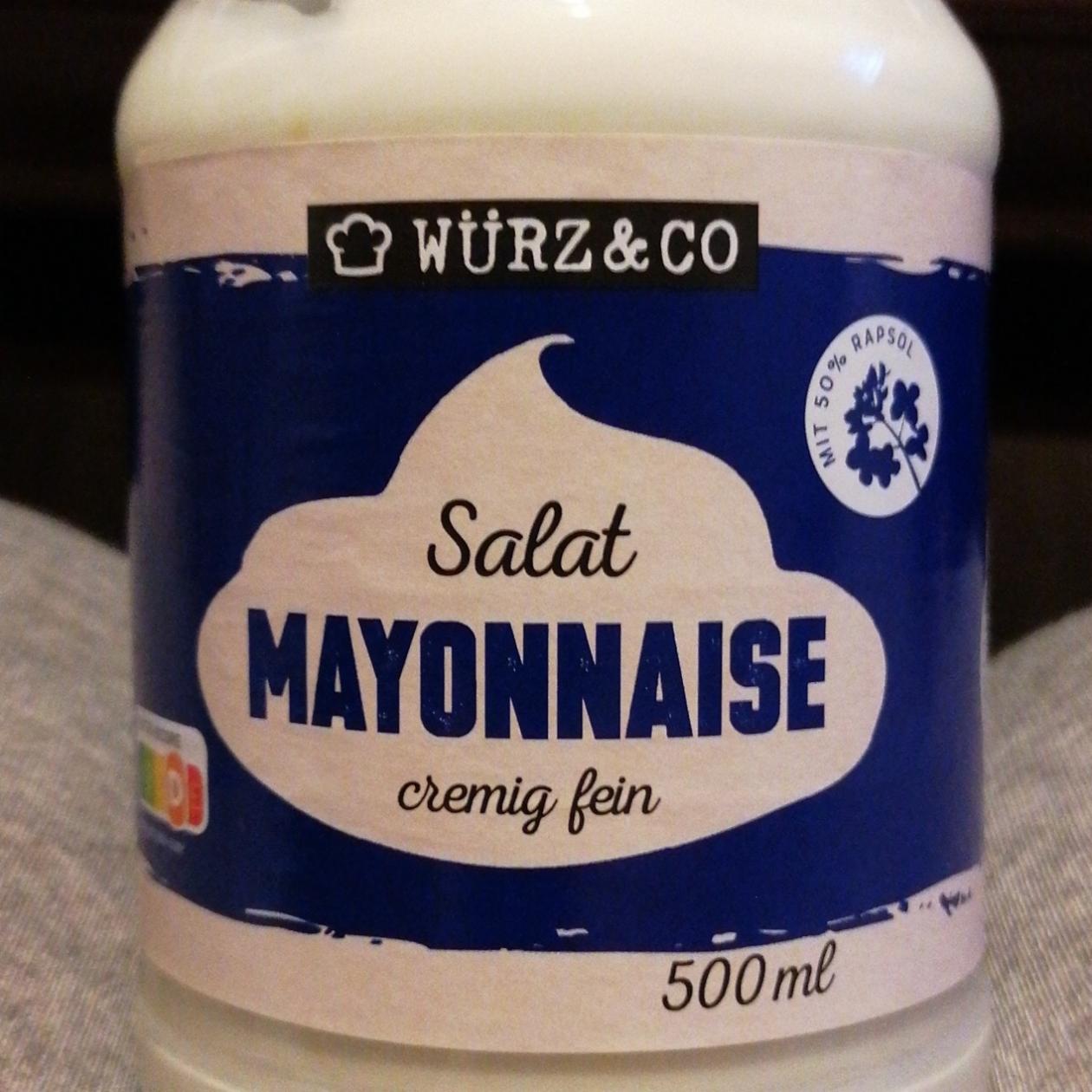 Fotografie - Mayonnaise salad WÜRZ&CO Penny