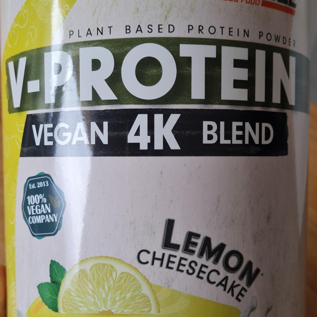 Fotografie - V-protein Vegan blend Lemon Cheesecake ProFuel