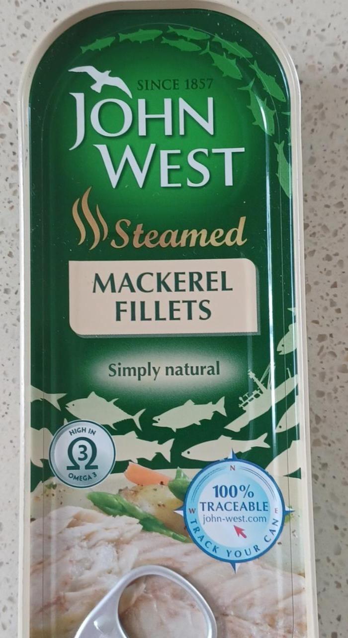 Fotografie - Steamed Mackerel Fillets Simply natural John West