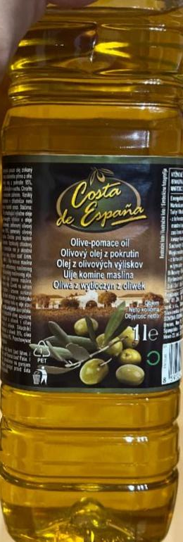 Fotografie - olive oil pomace Costa de Espaňa