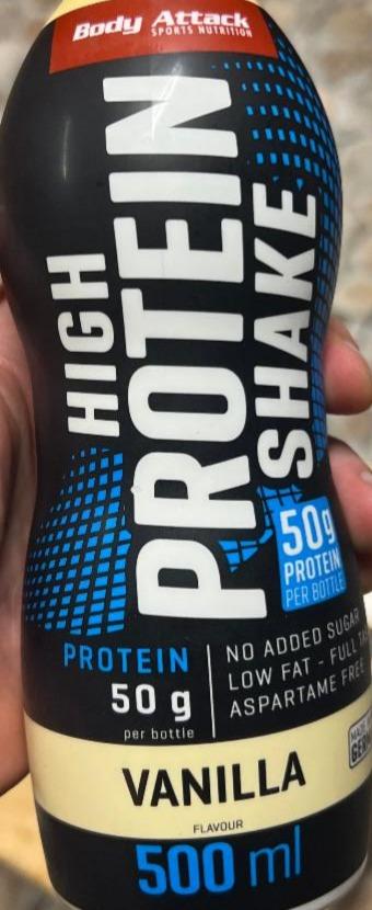 Fotografie - High protein shake Vanilla Body Attack