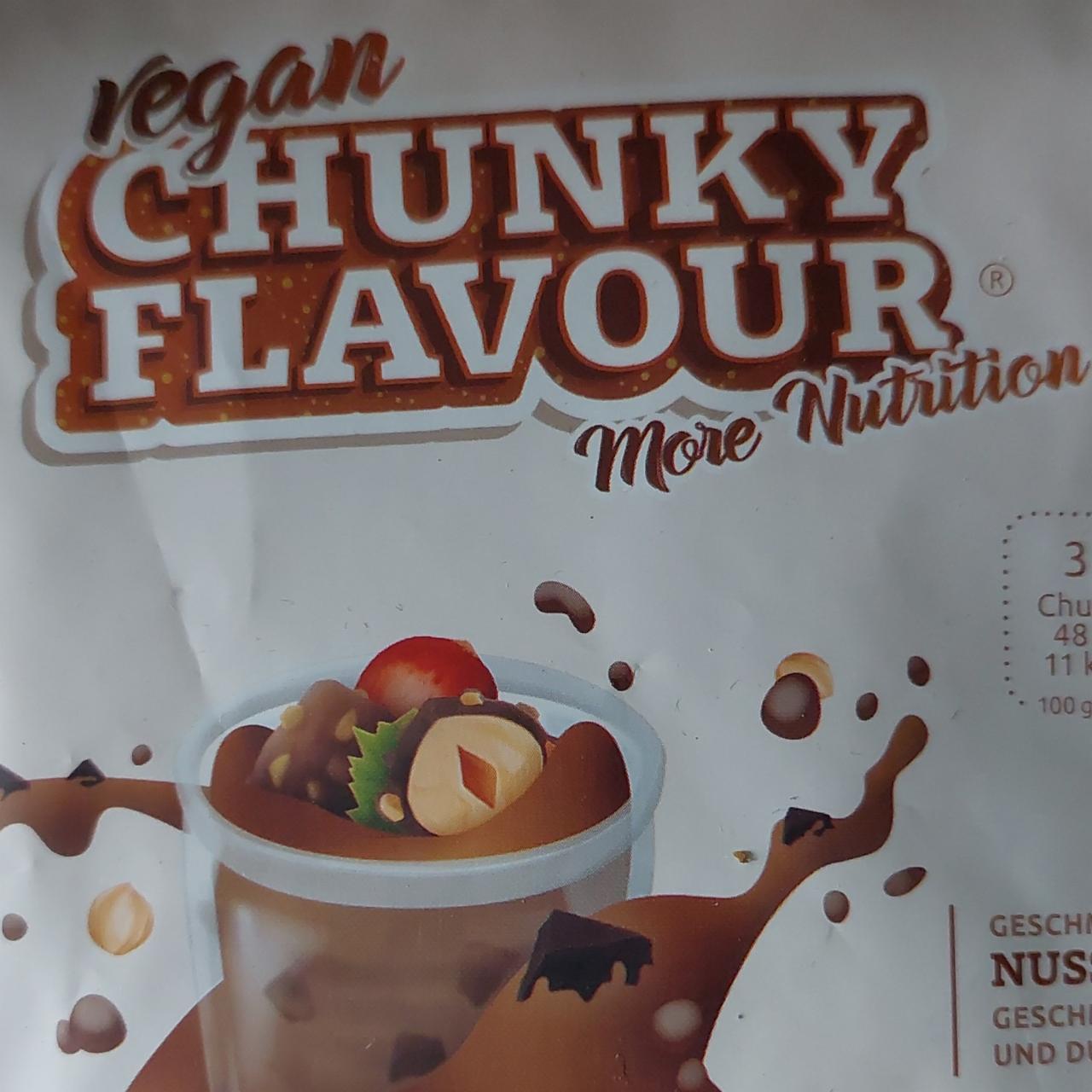 Fotografie - vegan chunky flavour Nuss-Nougat Praliné More Nutrition