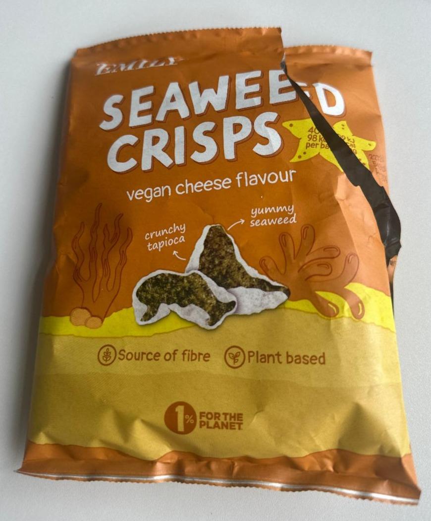 Fotografie - Seaweed Crisps vegan cheese flavour Emily