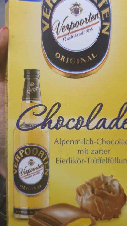 Fotografie - chocolate alpenmilch verpoorten
