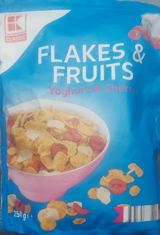 Fotografie - Flakes Fruits cherry and yoghurt K-Classic