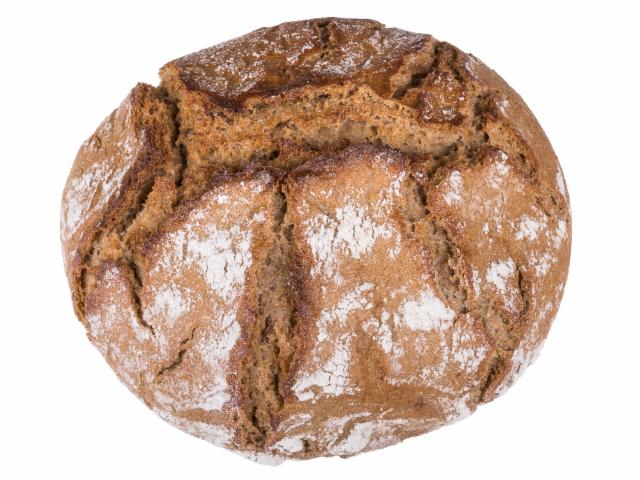 Fotografie - kulatý sedlácký chléb žitno pšeničný